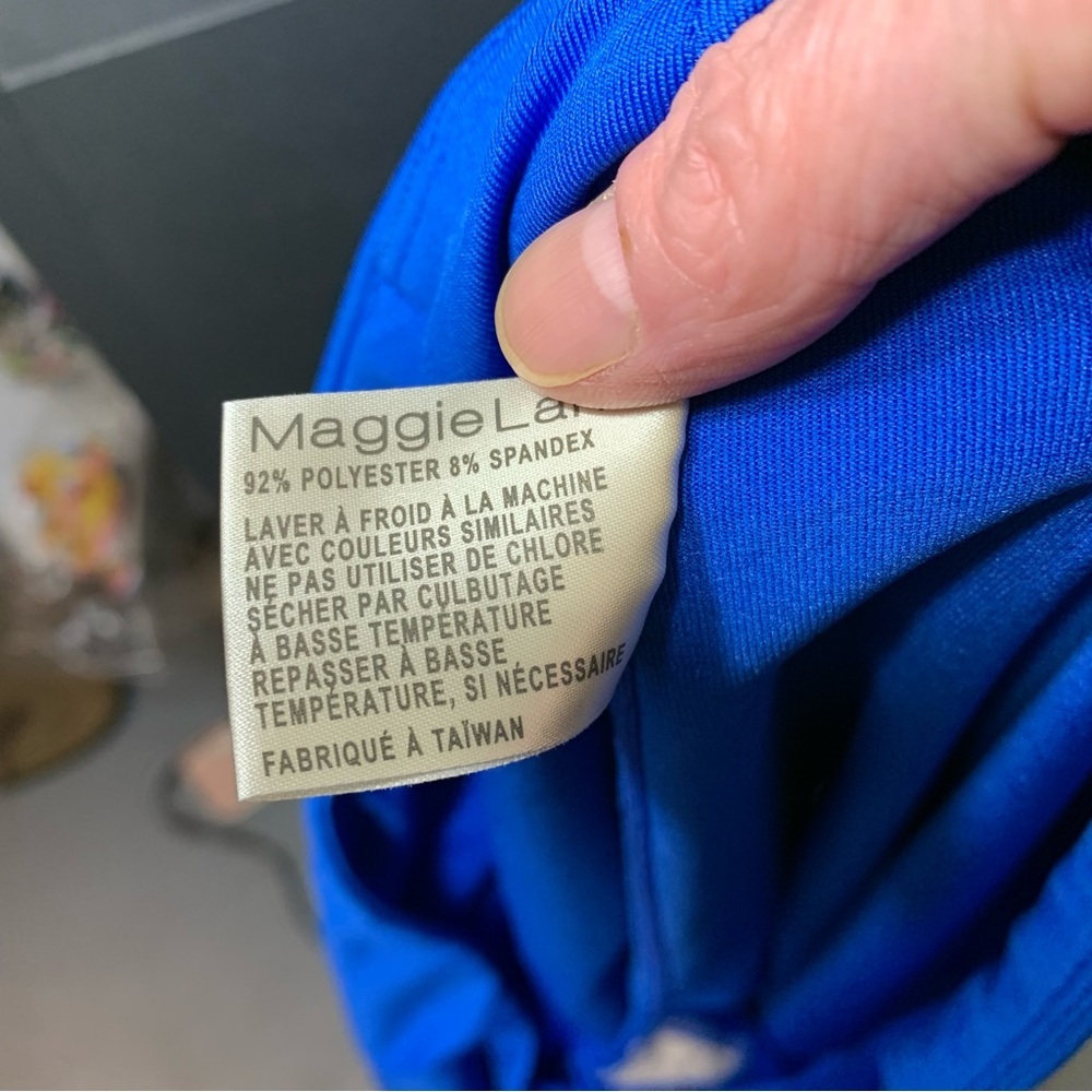 Maggie Lane Royal Blue Skort Skirt Shorts Sz XL Stretch Active Wear Golf Tennis - Picture 8 of 12
